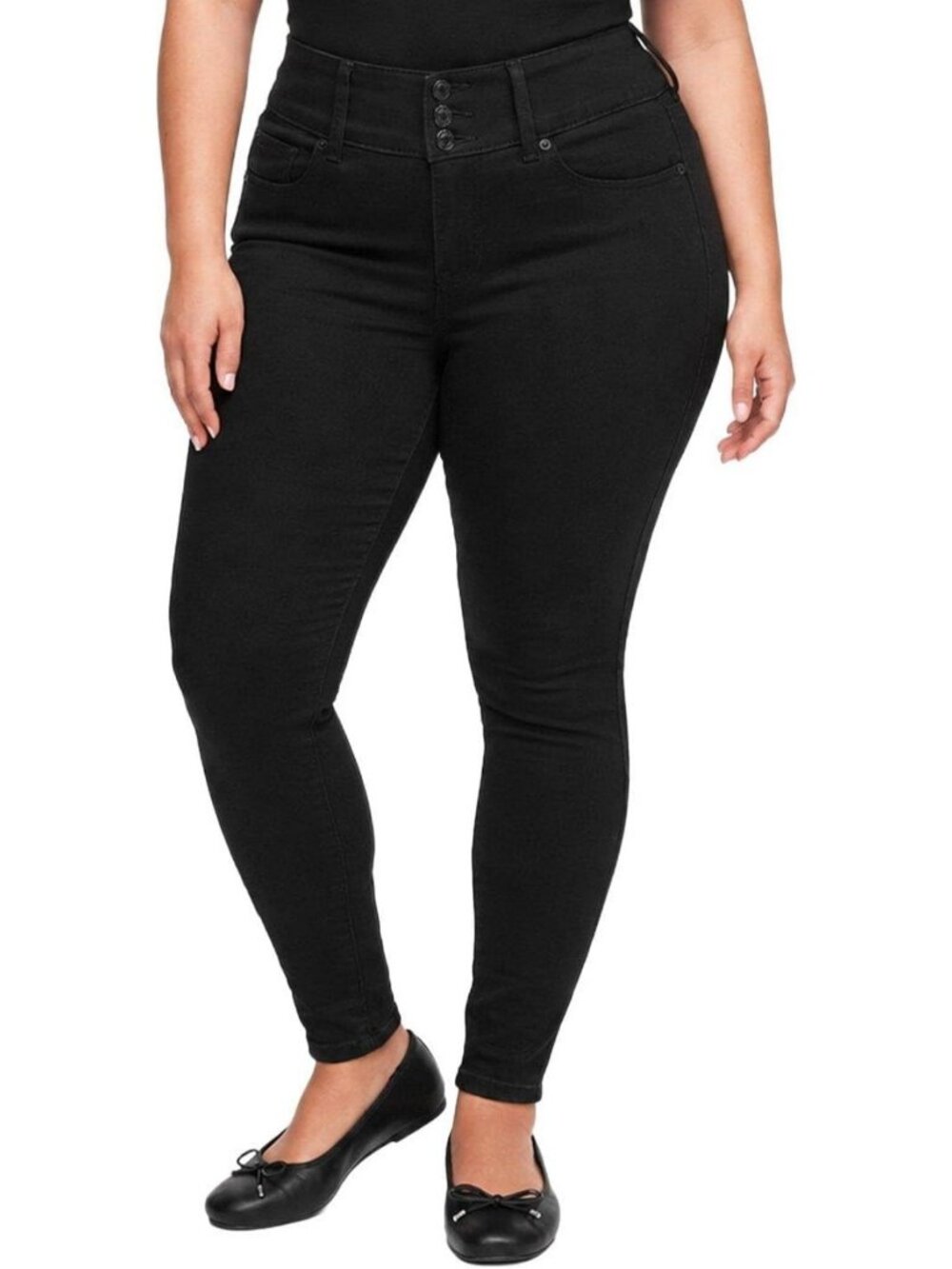 Plus Size High-Rise Skinny Jeggings for Women | Comfortable Stretch Denim